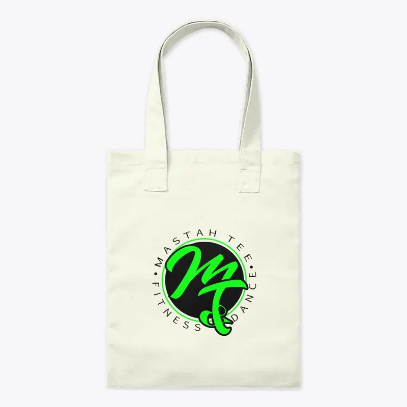 Mastah Tee's green logo tote