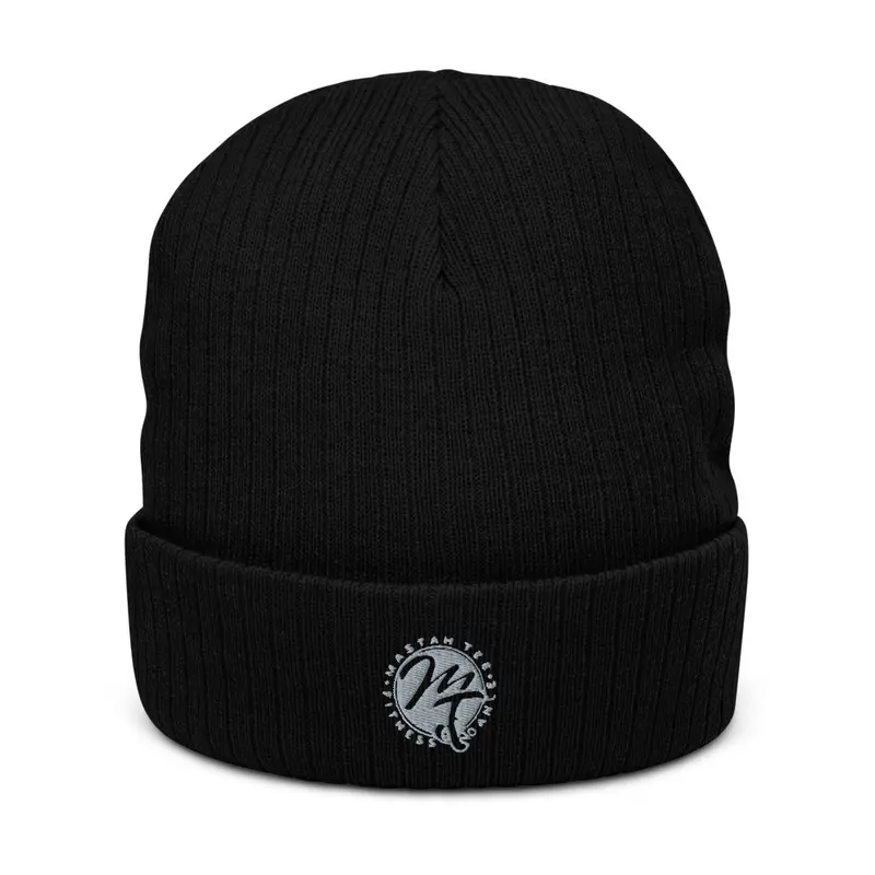 Black and Gray Mastah Tee Beanie